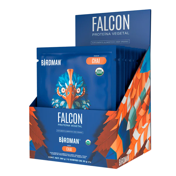 Falcon Protein Chai 12 Pack Sobres