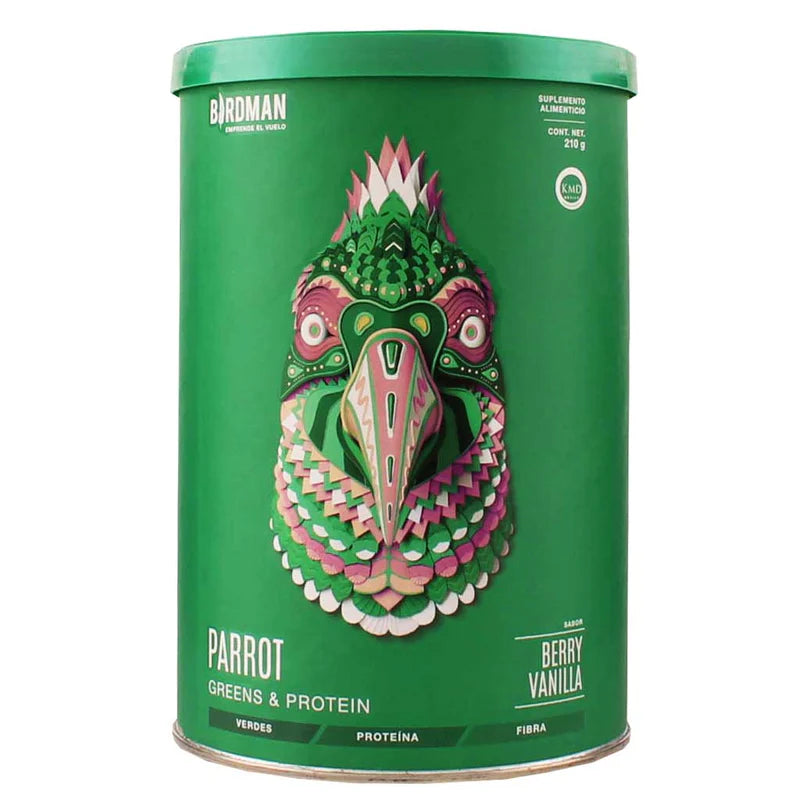 Parrot Greens & Protein Berry Vainilla 210 g