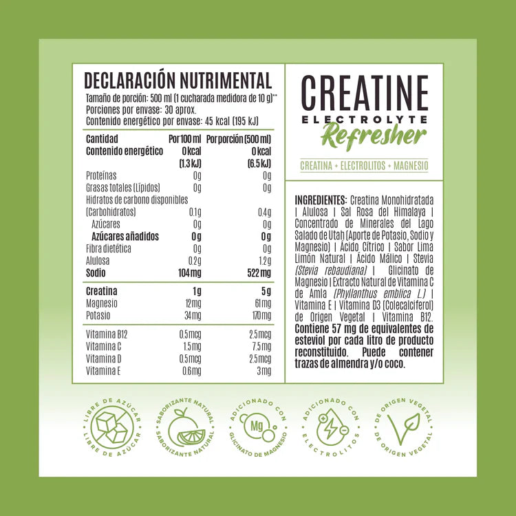 Creatine Electrolyte Refresher - Lemon Twist