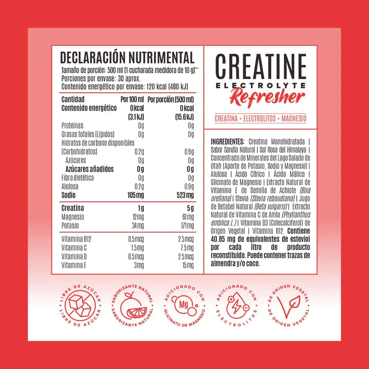 Creatine Electrolyte Refresher - Watermelon Splash