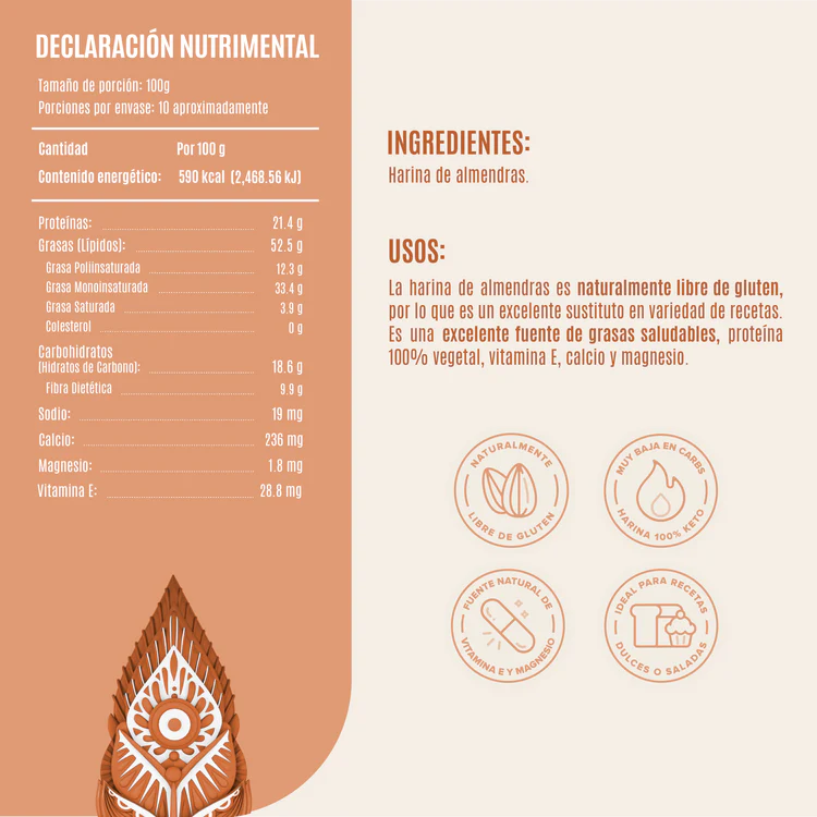 Harina de Almendras 1 kg