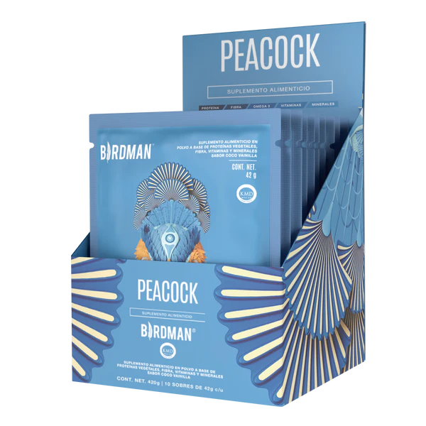 Peacock Plant Meal Coco-Vainilla 10 Pack Sobres