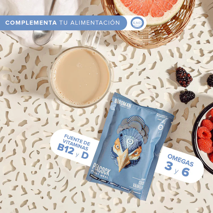 Peacock Plant Meal Coco-Vainilla 10 Pack Sobres